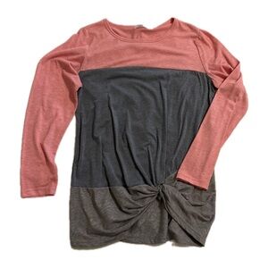 Colorblock Long Sleeve Top